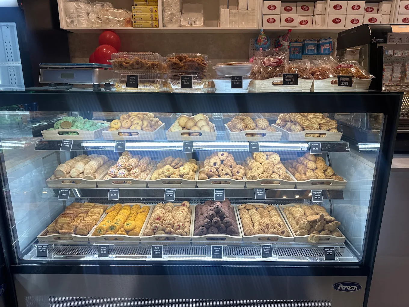 Traditional Indian sweets and Punjabi baked goods at Guru Nanak Bakery Edmonton