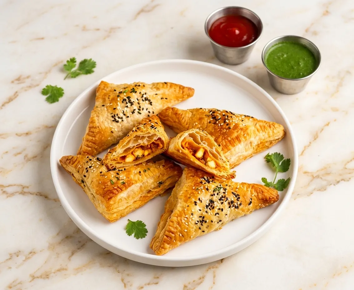Paneer Patties at Guru Nanak Bakery Edmonton – baked pastries with spiced Indian cottage cheese